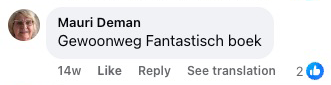 Reactie van een lezer op Facebook over Laat los wat je kapotmaakt
